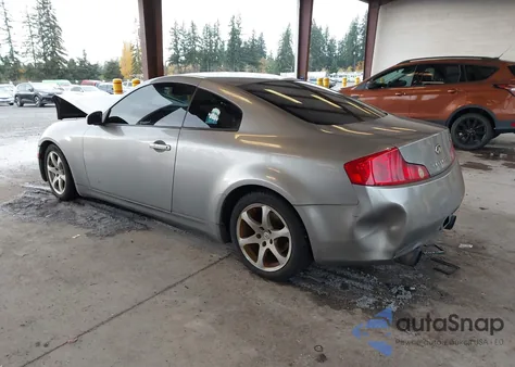 2003 Infiniti G35 Base W/Leather from USA, damaged, VIN JNKCV54E93M216233